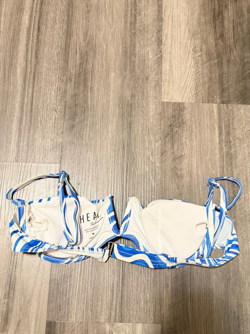 Blue Wave Underwire Bikini Top - Women Swim